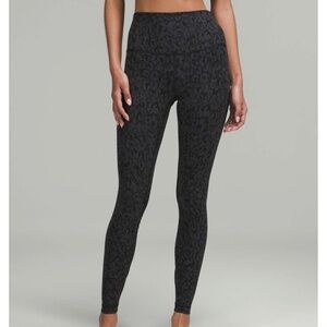 Lululemon - Align High-Rise 28" Legging Pant Black Coal Intertwined Camo - 12